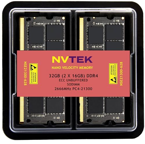 Image of 32GB (2X16GB) DDR4 2666MHz PC4-21300 2Rx8 1.2V CL19 260-PIN ECC Unbuffered SODIMM KIT