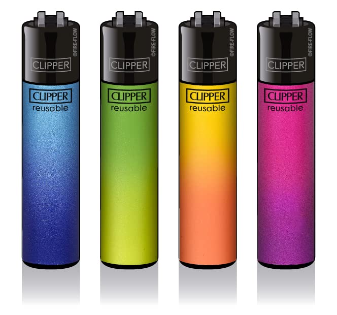 Clipper® Lighters Set of 4 (Metallic Gradient #4)