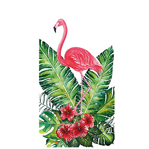 Film vitrage flamant rose pour intimité de salle de bain et salon 60x116
