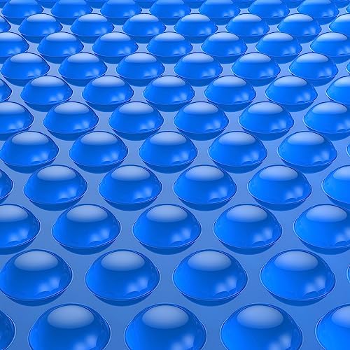 BigXwell Solar Pool Cover, Blue 16-mil 18x36 Foot Rectangle Pool Heaters for In-Ground Pools, 1600 Series Heavy-Duty Insulating Pool Heater Cover for Swimmer