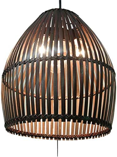 Amazon 透かし バンブー 鳥かご ペンダントライト アジア 和室 和モダン 和 天井照明 1灯 2灯 3灯 ペンダント ライト ランプ 和風 照明器具 和風ペンダントライト 和風ランプ 和室照明 おしゃれ かわいい シーリング Led 間接照明 寝室 照明器具 吊 吊り下げ コード