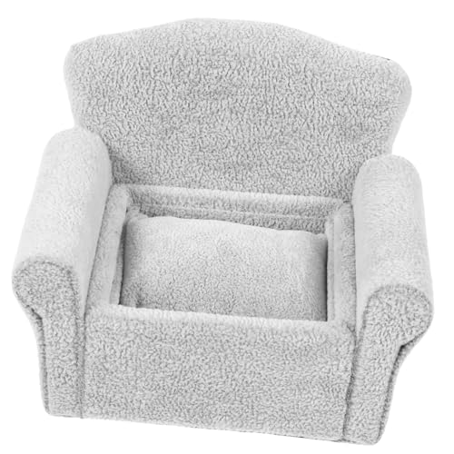 GALPADA Sofa Shaped Jewelry Display Holder Creative and Chic Bracelet Watch Stand for Home Use Design Grey Sturdy Construction for Jewelry Organization