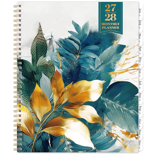 2027-2028 Monthly Planner/Calendar - Jan 2027 - Dec 2028 2 Year Planner 2027-2028 9 x 11 24 Monthly Planner 2027 Planner with Tabs Thick Paper Inner Pocket Spiral Binding Holidays Notes