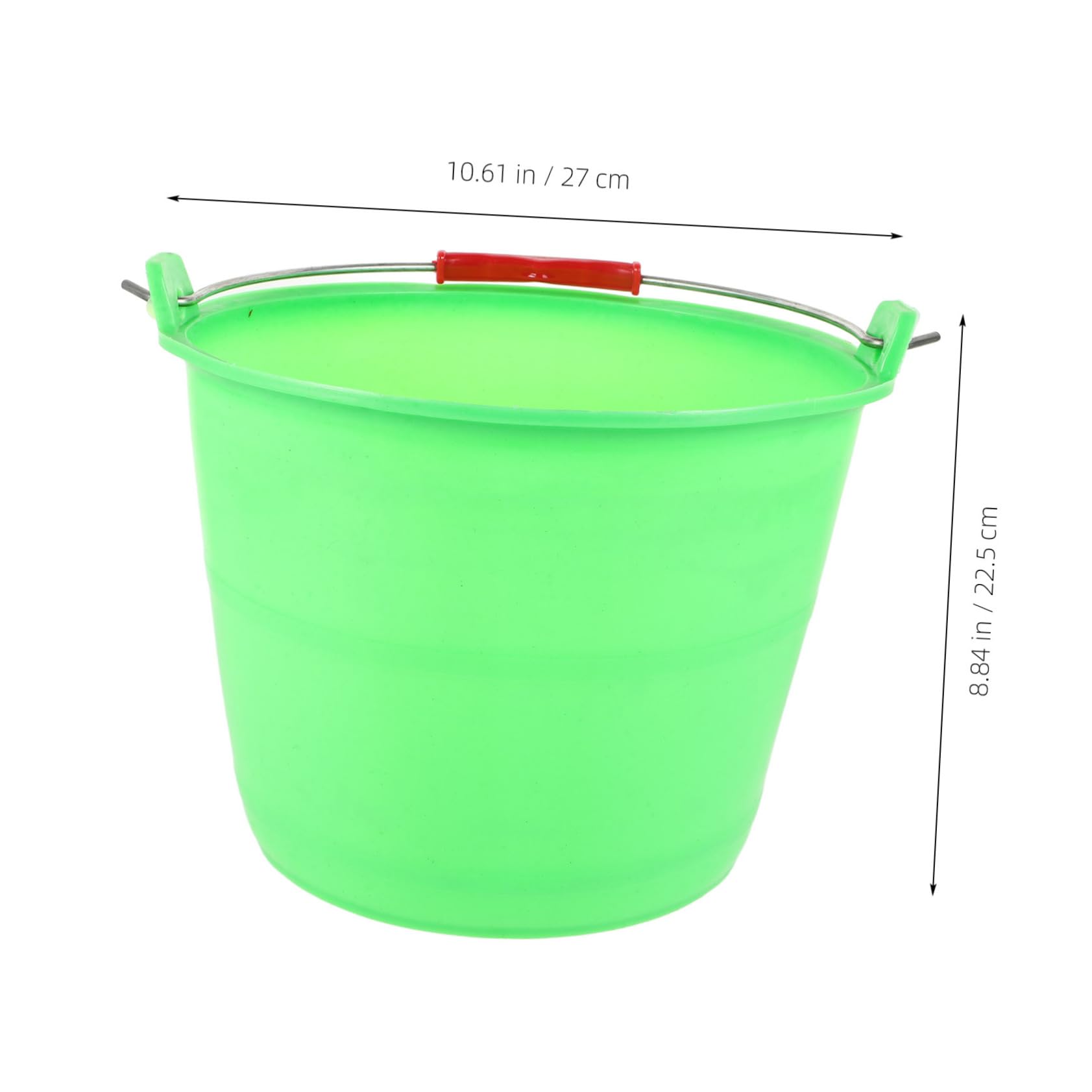 ERINGOGO 15l Capacity Cement Pail Heavy Duty Cement Bucket for Builders Easy to Clean for Construction Sites