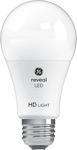 Vista 2 de GE Lighting Bombillas LED regulables GE Reveal HD, A19 de uso general (bombillas LED de repuesto de 40 vatios), 350 lúmenes, bombillas de base
