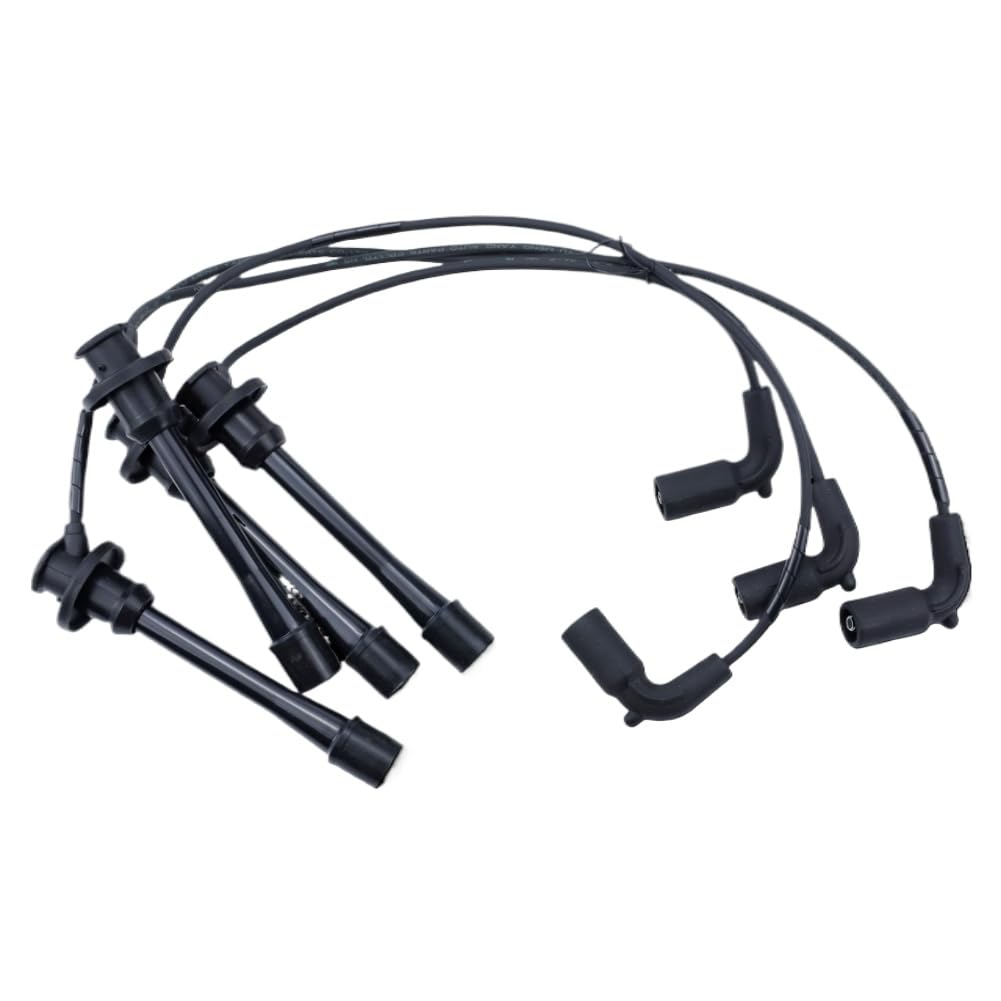 4Pcs Spark Plug Wires Ignition Set 4RB2-3707030 Compatible with DONGFENG FORTHING JINGBEI HIACE BAW BJ2020 Land King KAICHENG