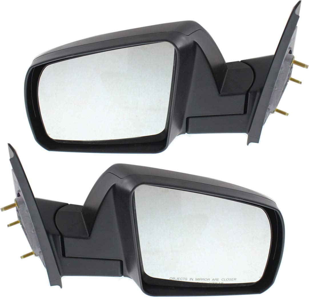 Kool Vue Driver Side Non-Electric Mirror For Toyota Tundra 2014-2017 Manual Fold Without Signal Light, Blind Spot Monitor, Memory & Puddle Lamp Textured W/o Cold Climate Spec