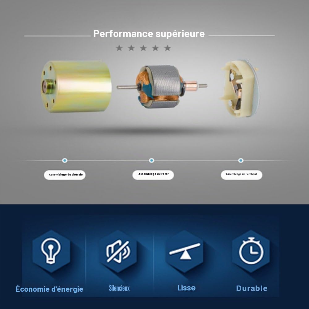 Moteur à engrenages CC 12 V 100 tr/min, couple élevé, micro réducteur de vitesse, arbre de sortie centré 37 mm de diamètre