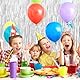 12 Stück Silberner Lametta Vorhang, Glitzervorhang Lametta 1m x 2m, Glitzer Party Vorhang, Glitzer Tinsel Curtain für Party Deko Geburtstagsdeko Hochzeit Festivals Bühnendekor Weihnachten Party Deko