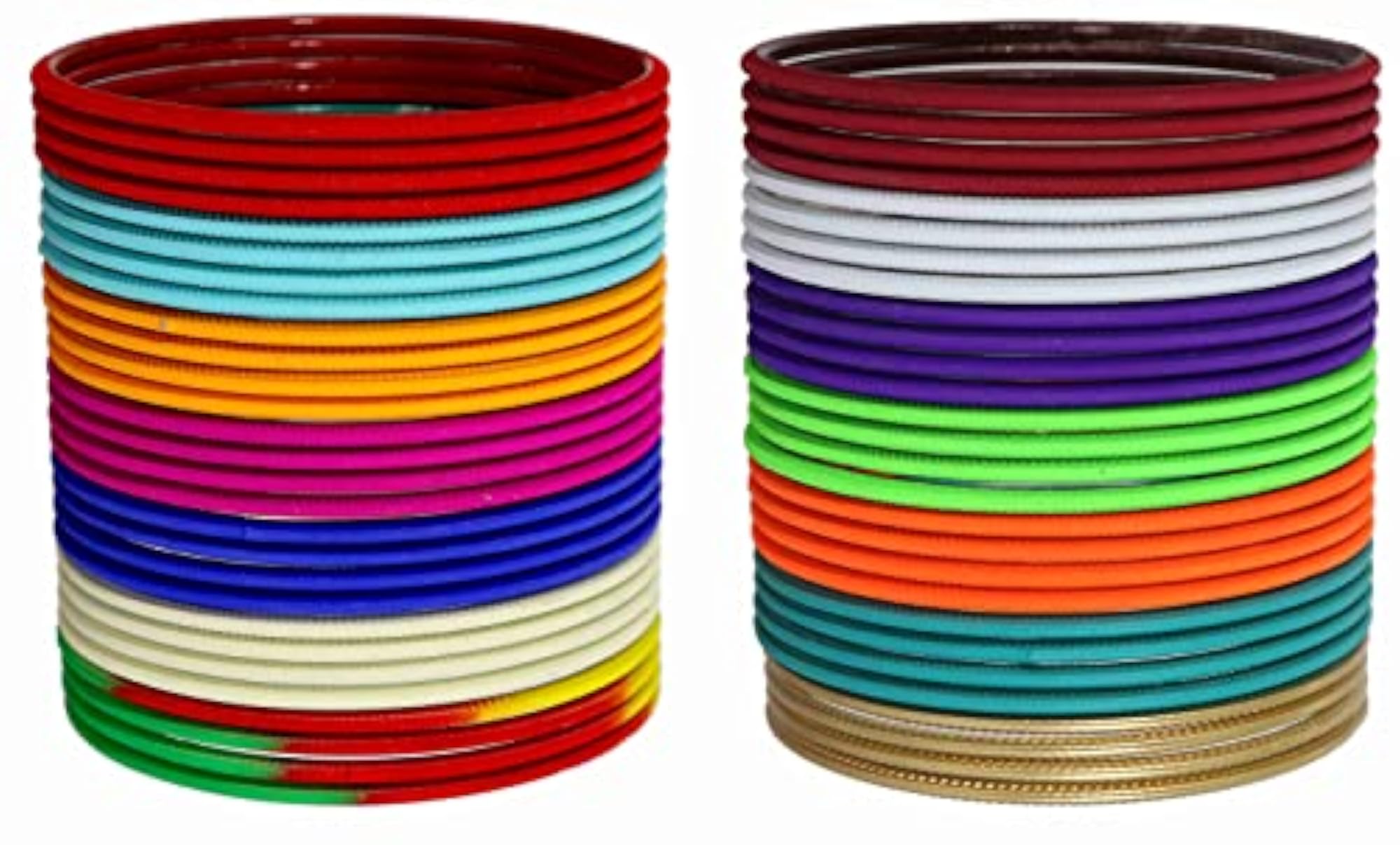 Women's Matte Finished Bangle Set, Non Precious Metal
