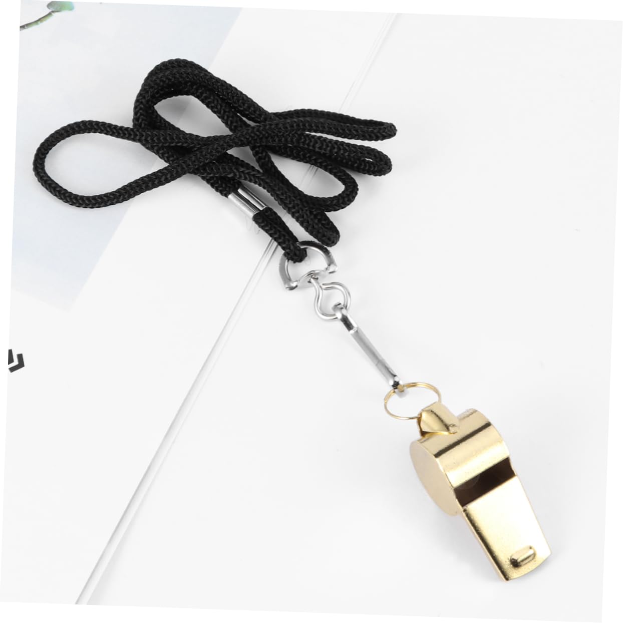 Yardwe 12 Silbatos De Metal con Cuerda