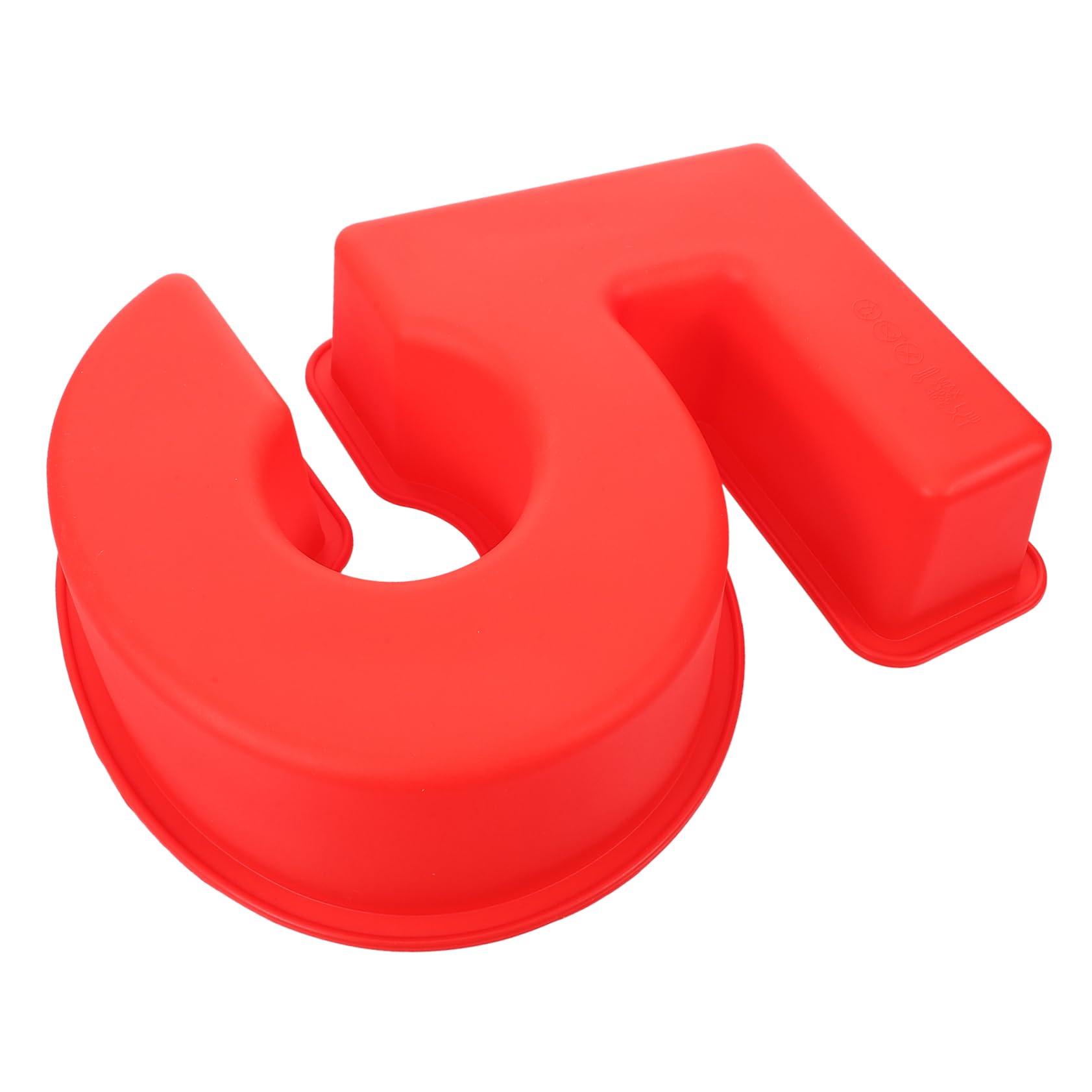 TOPBATHY 5 Piezas Molde De Torta Molde Para Hornear Herramienta Para Hornear Molde Para Pastel Doméstico Molde Para Pastel De Números Repostería Casera Baking Accessory Gel De Sílice Rojo