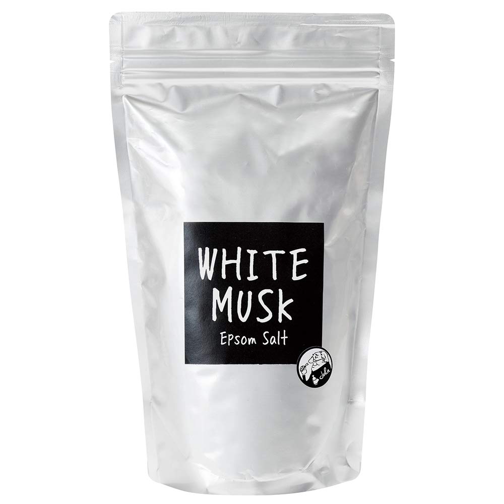 John's Blend(ジョンズブレンド) 入浴剤 エプソムソルト 保湿成分 配合 OA-JON-17-1 ホワイトムスク 500グラム (x 1)