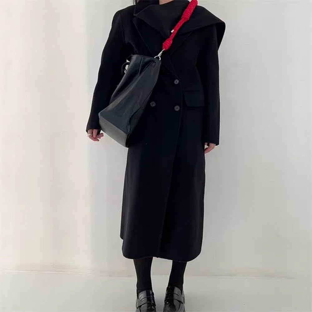 CYBHSM Borsa a tracolla in corda intrecciata spessa borsa da donna per pendolari grande capacità in morbida pelle borsa a tracolla