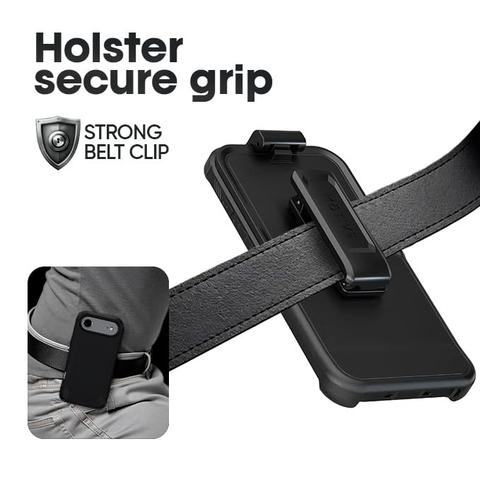 MOTIVE Heavy Duty Case for iPhone Air, Belt Clip Holster | 6.5" - image 4