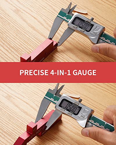 Daydoor Router Table Setup Bars 7Pcs Precision Height Gauge Set Aluminum Setup Blocks Angle Setup Woodworking Tools For Router Table Saw Accessories For Carpenter, Diy(Red) #TOP4
