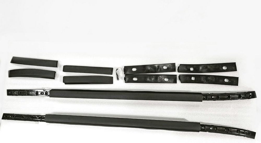 FTAPACCE 2PCS Roof Rail Rack +2PCS Cross Bars Set Fits for Mitsubishi Outlander 2022-2024 Luggage Carrier Cargo Bars (Black Silver)