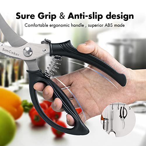 Simcoker SPS3C14A Poultry Shears, Heavy Duty Kitchen Shears thumb #4
