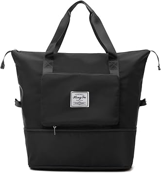 HongFu Large Duffel Bag, Folding Tote 