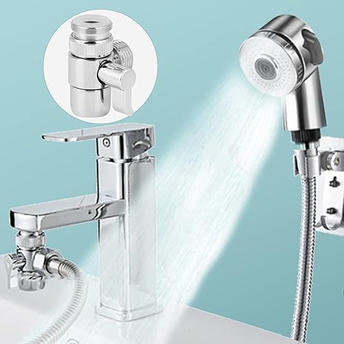 Miniatura 4 de Accesorio rociador de grifo de fregadero, accesorios de adaptador de convertidor de grifo portátil, extensor de grifo de ducha de mano para el