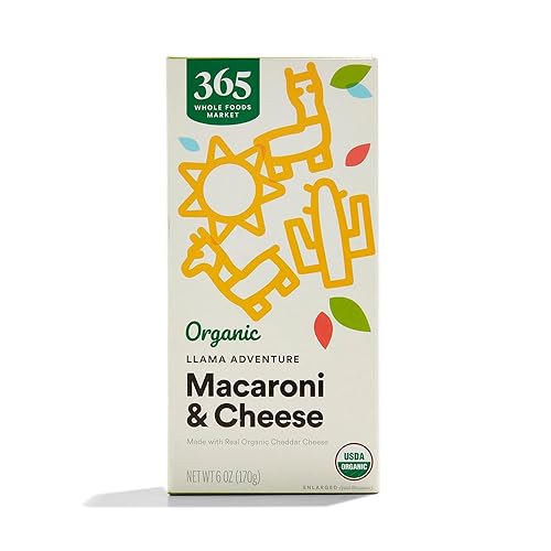 365 by Whole Foods Market Macarrones y queso orgánicos Llama Adventure Cheddar 6 onzas