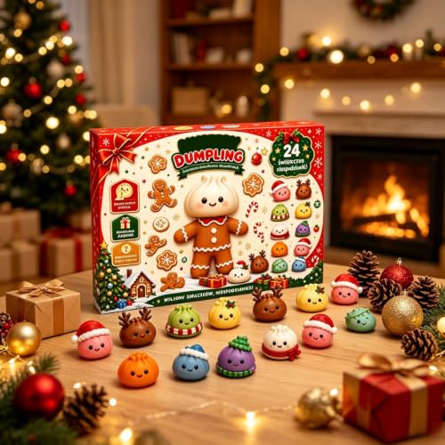 Christmas Squishies Dumpling Advent Calendar - 24 Mini Surprises - image 4