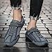Abborora Men's Mesh Trail Shoes for Walking Hiking Slip-on Summer Casual Shoes Fashion Sneaker for Men (Gray,11)