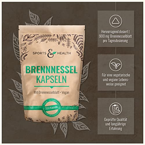 Brennnessel Kapseln von CDF Sports & Health Solutions, 200 Kapseln