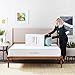 Linenspa 3 Inch Convoluted Gel Swirl Memory Foam Mattress Topper - Promotes Airflow - Relieves Pressure Points - Full