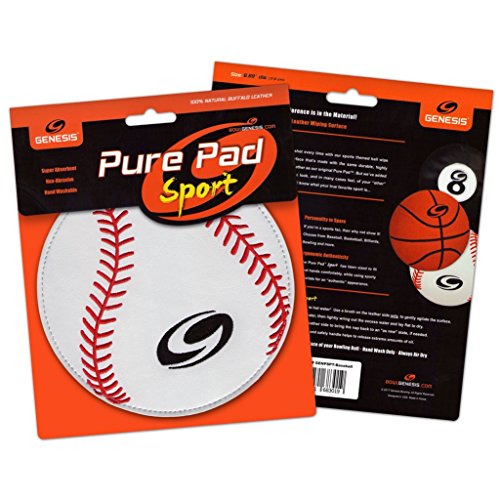 Genesis Pure Pad Sport Bowling Ball Wipe Pad- Baseball Theme