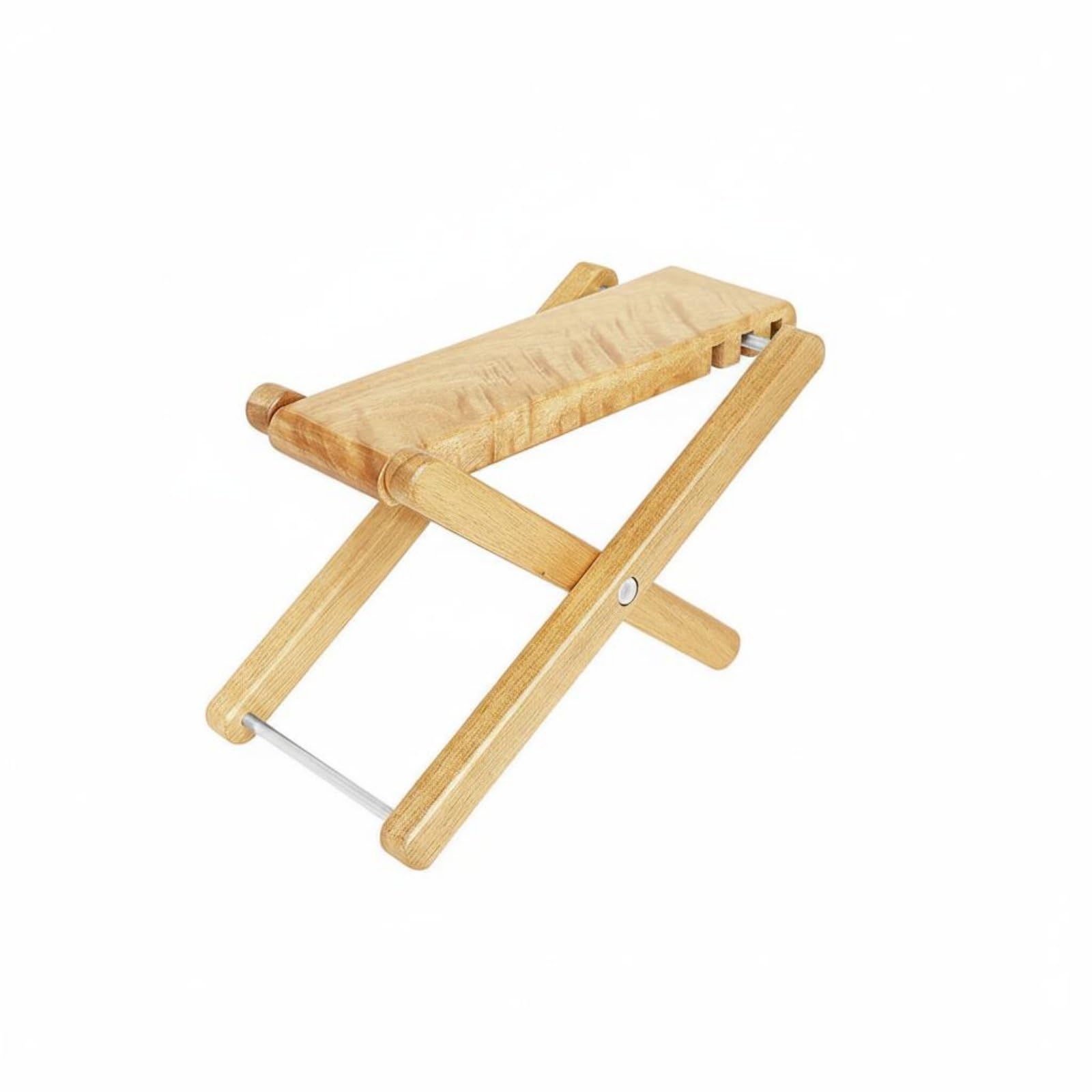Solid Wood Wooden Guitar Footstool Stable Adjustable Guitar Foot Pedal Ergonomic Music Accessory Foldable for Performance, Practice, 3-Gear Adjustable-image-35