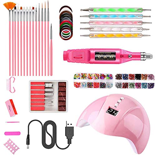 Dipping Powder Nail Kit | Acrylic Colored Nails Powder System Starter Kit