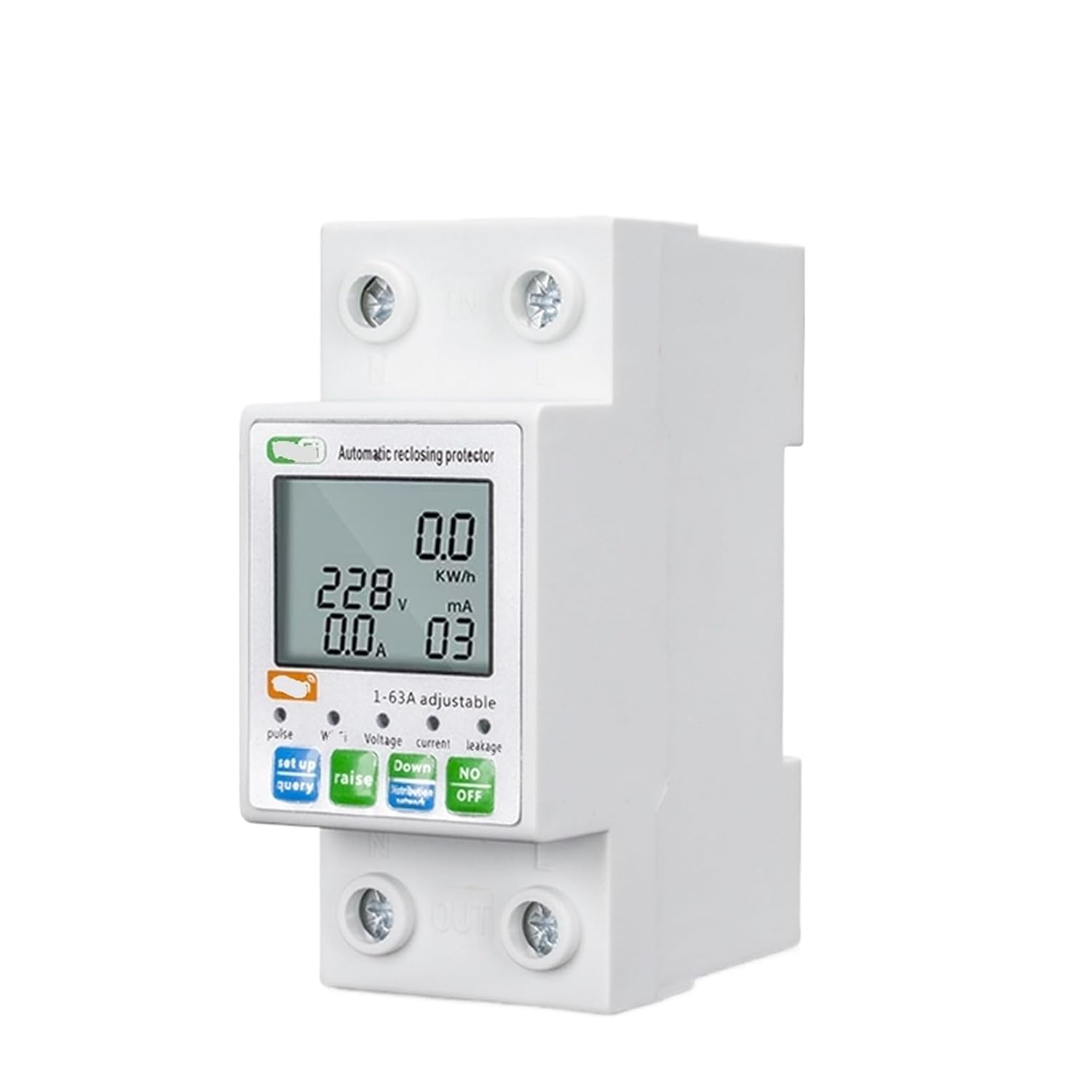 Automatic reclosing Protector Current and Voltage Meter Switching Power Meter Protection Meter Circuit Breaker