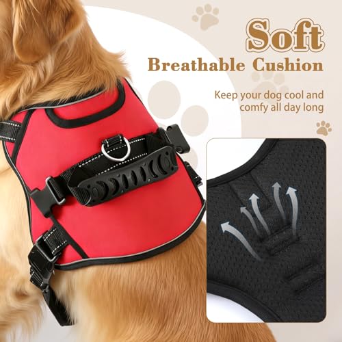 Image of NOYAL Dog Lift Harness for Senior & Injured Pets - Full-Body Support Sling with Breathable Mesh, Front /Rear Leg Assist for Arthritis, Hip Dysplasia & Post-Surgery Recovery (Medium-Large Breeds)