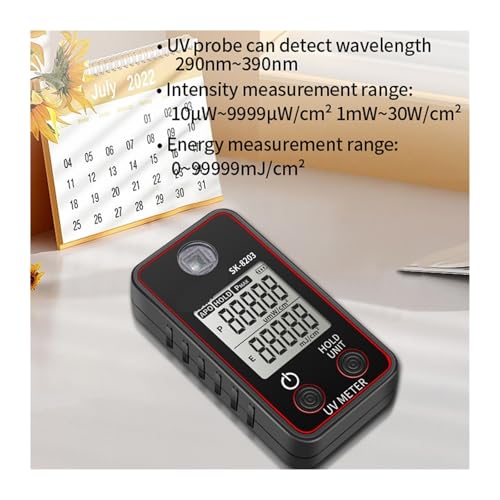 Illuminomètre portatif et testeur d'éclairage avec écran LCD numérique - 4