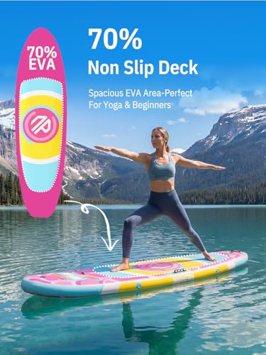Image of Niphean 10' Inflatable Paddle Board, Ultra-Light SUP for Beginners
