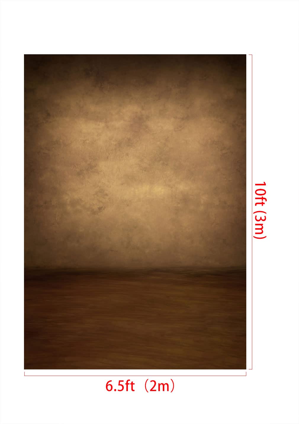 Kate Background Smoky Brown Photo Studio Backdrop 2 * 3m/6.5 * 10ft Textured Microfiber Ritratto Fotografia Backdrop Watery Ripple Brown Floor Photo Backdrop per la riunione di famiglia Newborn