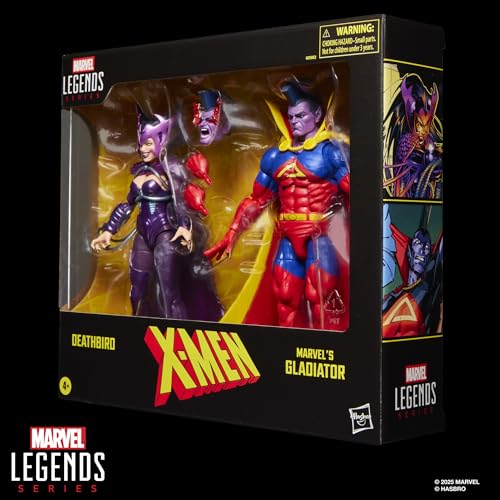 Figuras X-Men Marvel Legends juguetes coleccionables pack doble Deathbird y Gladiator Hasbro 3