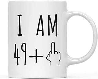 LBS4ALL Funny 50th Birthday Gift for Women and Men Turning 50 Years Old Happy Bday Coffee 11oz Mug Gag Party Cup Idea as a...