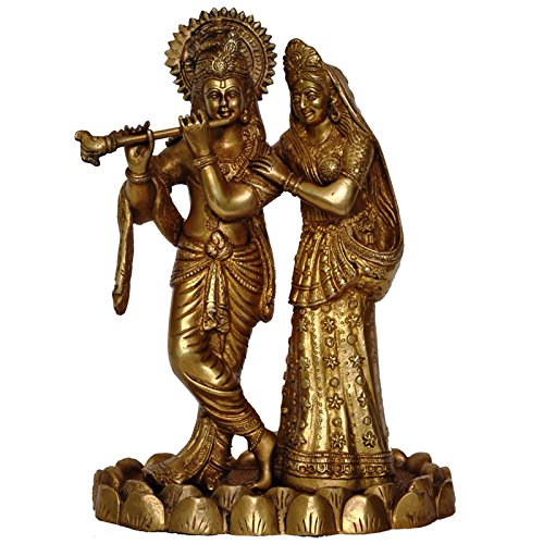 51CqfUEKIEL Aakrati Love Couple Radha Krishan Glorious Statue of...