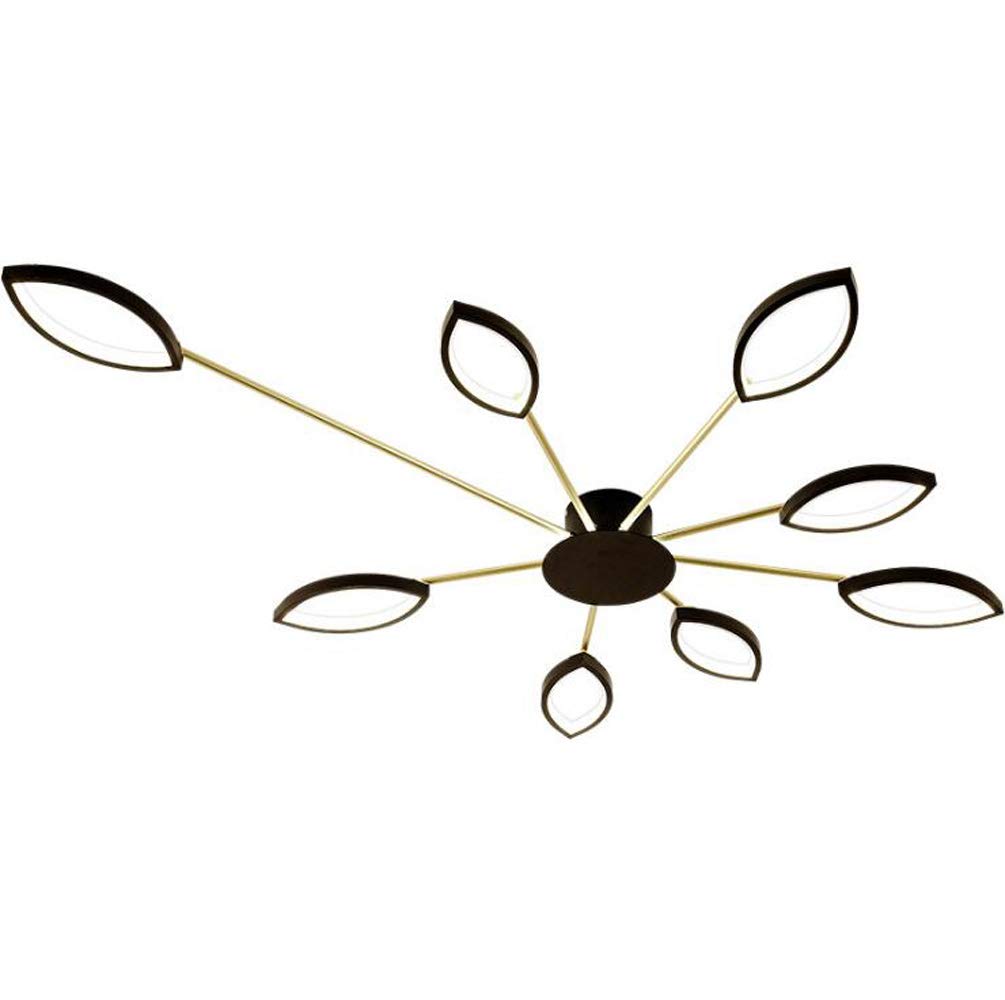 Lustre 8 lumières à diffusion optimale pour grand salon et couloir