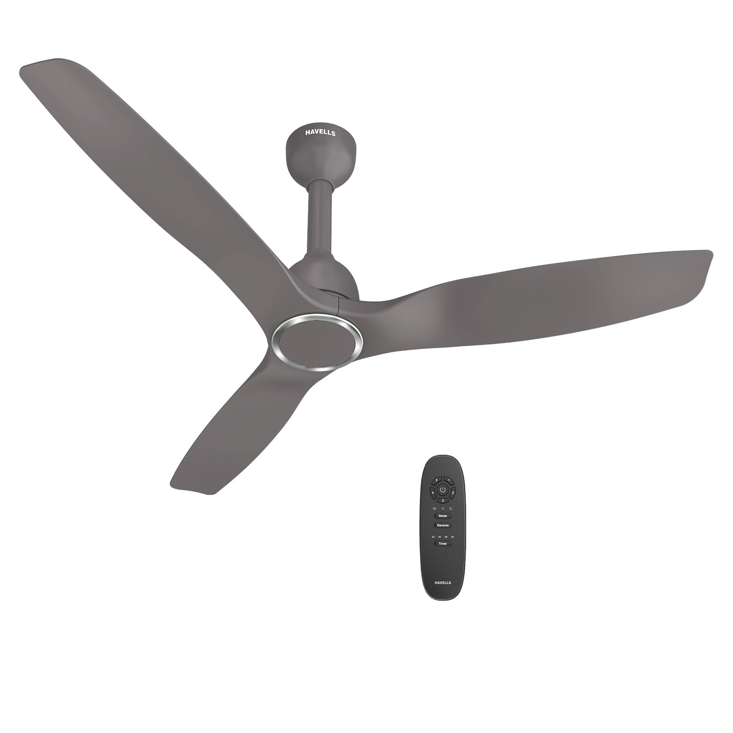 Havells Stealth Slim BLDC 1200mm Ceiling Fan with 100% Pure Copper Motor | 5 Star Rating | Remote Controlled|Watt: 37|Air Flow: 240 cmm|Speed: 290 RPM| 2 Years Manufacturer Warranty(Stone Grey)-image-11