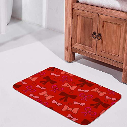 Tapis de bain antidérapant lavable en machine velours corail - 3