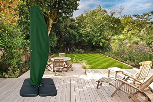 Garden Balsam Patio Umbrella Cover For 10 To 11Ft Offset Umbrella, Water Resistant, Curved Cantilever And Straight Pole Parasol Outdoor Umbrellas Cover With Zipper And Rod… #TOP6