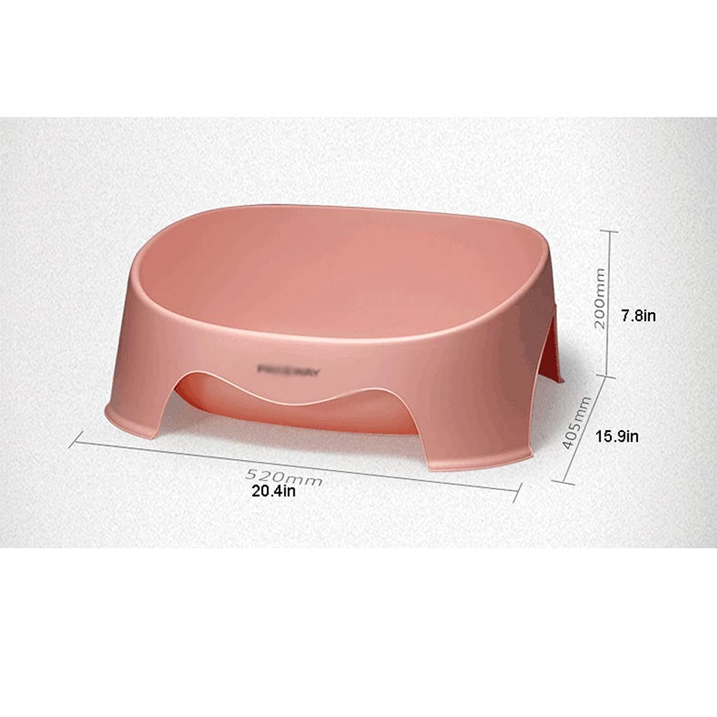 Toilette per Gatti Aprire la lettiera grande rifornimenti per gatti gatto lettiera semplice gatto toilette aperto gatto cacca pentolo in gattino vasino anti-spruzzi Toilette Portatile per Gatti