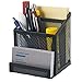 Bonsaii Home Office Metal Mesh Desktop Organizer 3 Divided Compartments,Black(W6023)