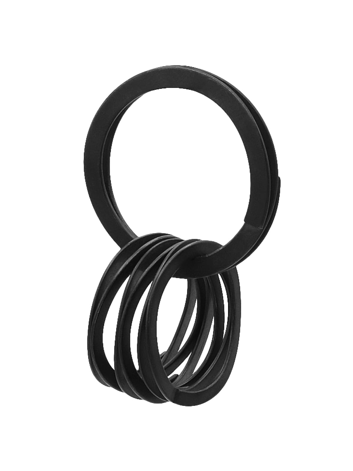 [Waveclips] キーリング 日本製 特許取得 工業用ばね 4個セット 【…