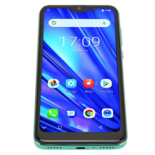 4GB RAM Smartphone 6,1" Ansiktsigenkänning Dubbel Standby Grön