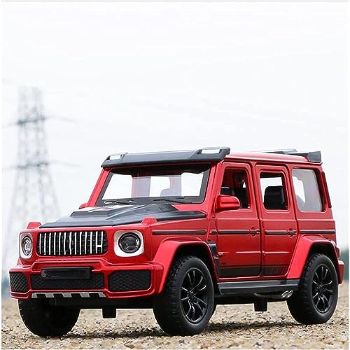 Image of DARVICE 1:32 Scale G Wagon Diecast Car Die Cast Metal Toy Car For Kids Pullback Toy Car With Openable Doors Light Music Best Toys Gifts Toys For Boy, Multicolor
