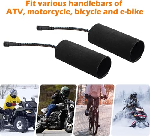 Fundas de agarre térmico para motocicleta de 12V impermeables IP67 TECTICO 4